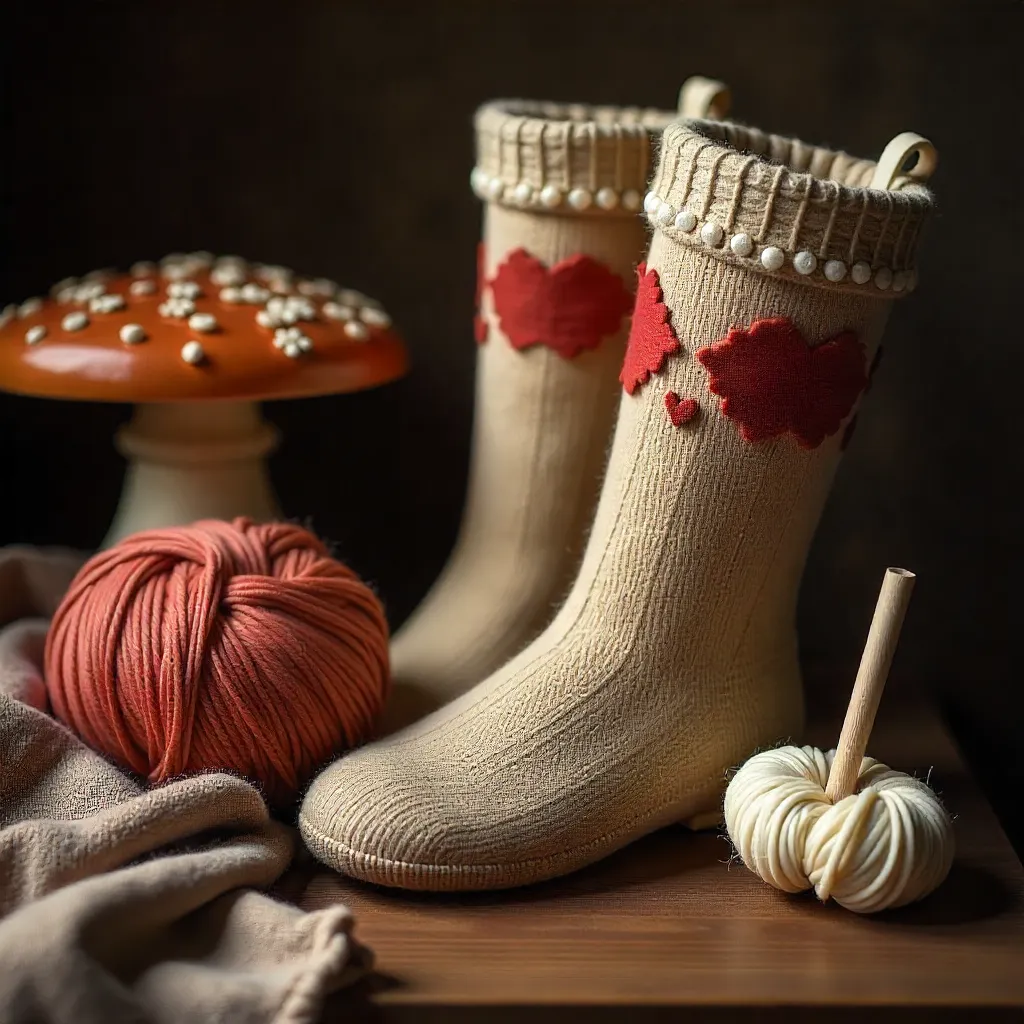 Visible mending technique showing decorative repair stitches